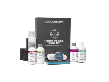 Colourlock Leather Steering Wheel Kit - sada na opravu černého volantu