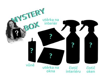 Mystery Box podle Anežky - krásný a voňavý interiér auta