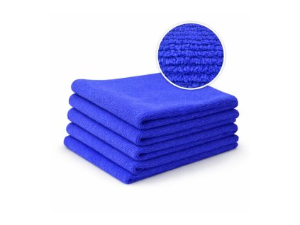 UMYEM ty mikrovláknové utěrky Gentian Blue - sada 5 ks | 40x40 cm | 320 gsm
