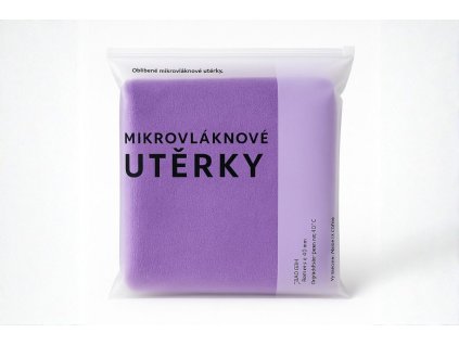 UMYEM ty mikrovláknové utěrky Amethyst - sada 5 ks | 40x40 cm | 320 gsm