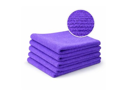 UMYEM ty mikrovláknové utěrky Amethyst - sada 5 ks | 40x40 cm | 320 gsm