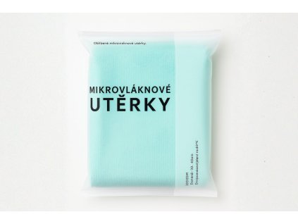 UMYEM ty mikrovláknové utěrky Mint Green - sada 5 ks | 40x40 cm | 320 gsm