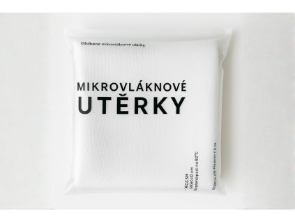 UMYEM ty mikrovláknové utěrky Carrara White - sada 5 ks | 40x40 cm | 320 gsm