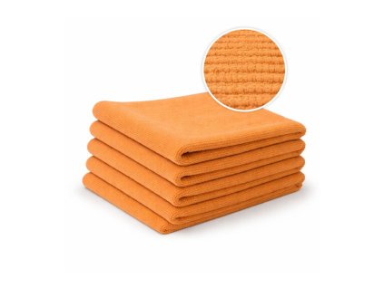 UMYEM ty mikrovláknové utěrky Signalorange - sada 5 ks | 40x40 cm | 320 gsm