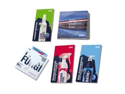 Gyeon Leaflet - designový informační letáček