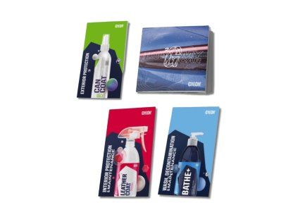 Gyeon Leaflet - designový informační letáček