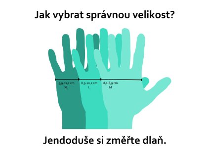 rukavice modrá