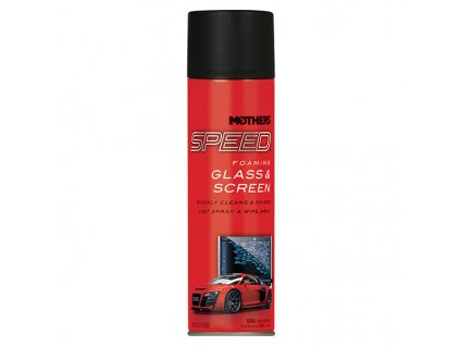Mothers Speed Foaming Glass & Screen Cleaner - pěnový čistič skel, zrcadel a lesklých povrchů , sprej 562 ml