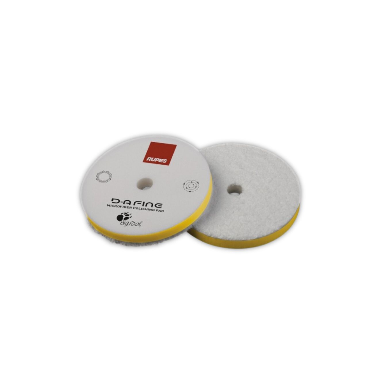 Rupes D-A Microfiber Pad Fine - žlutý střední vlněný pad Na průměr unašeče: 75 mm