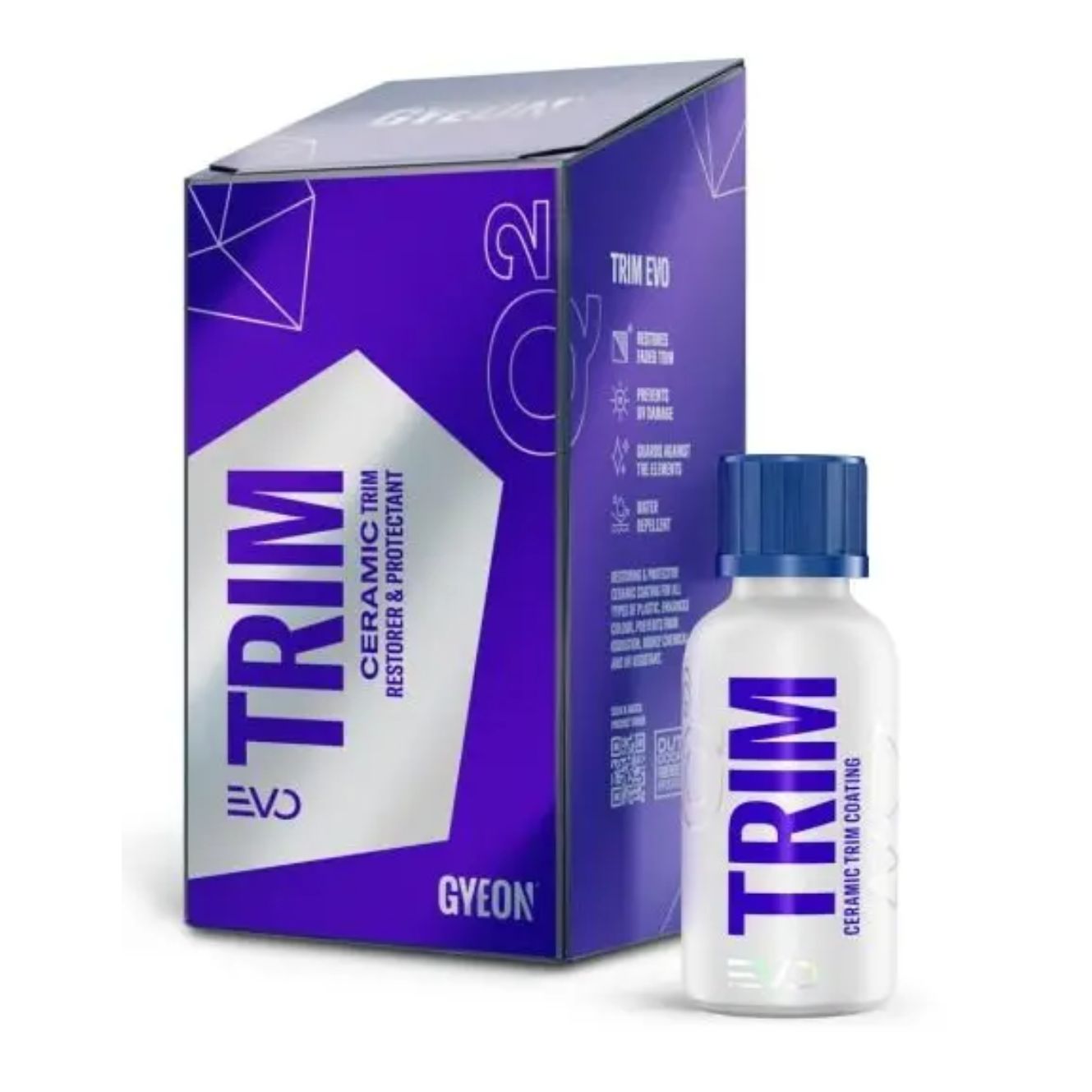 GYEON Quartz Gyeon Q2 Trim EVO 30 ml - keramická ochrana na plasty a světla