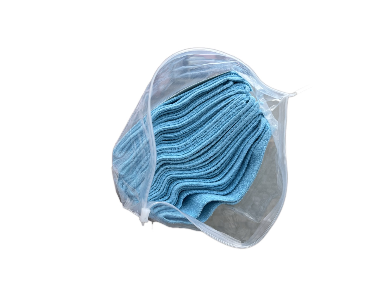 ZviZZer Microfiber Cloth Blue PACK  - sada 10 ks modrých mikrovláknových utěrek 40x40 cm