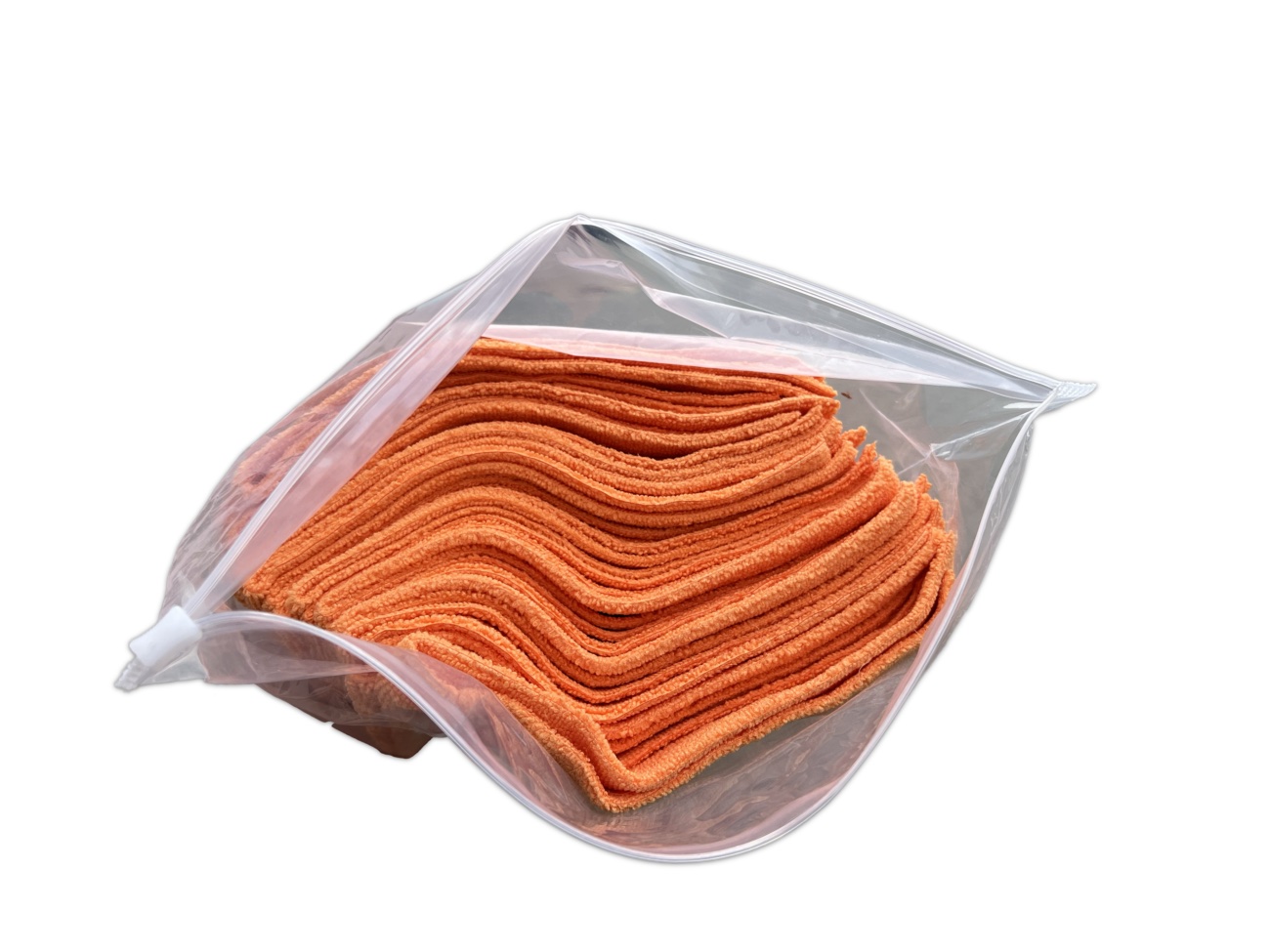 ZviZZer Microfiber Cloth Orange PACK  - sada 10 ks oranžových mikrovláknových utěrek 40x40 cm