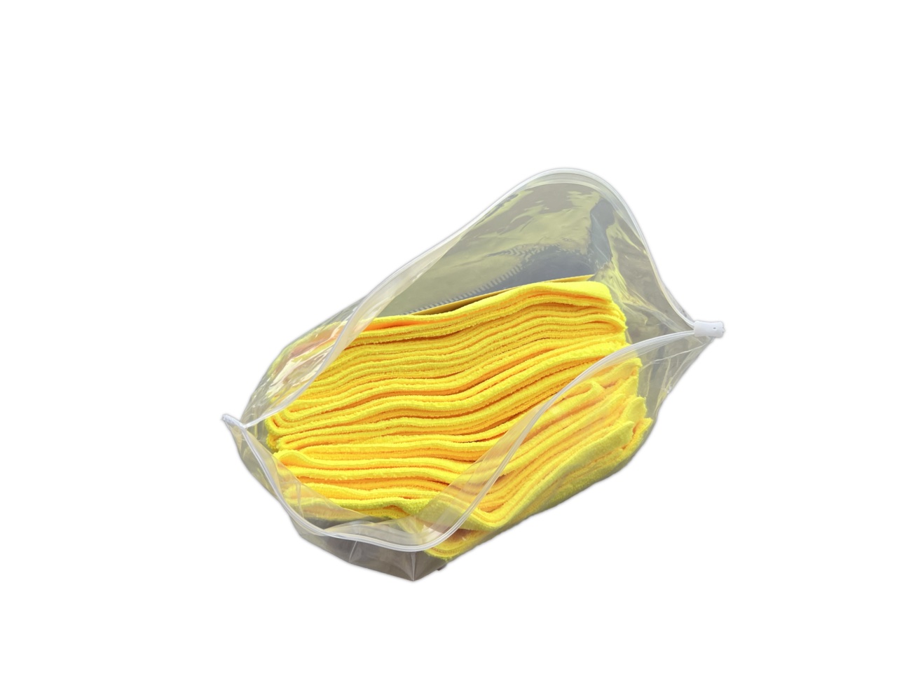 ZviZZer Microfiber Cloth Yellow PACK  - sada 10 ks žlutých mikrovláknových utěrek 40x40 cm