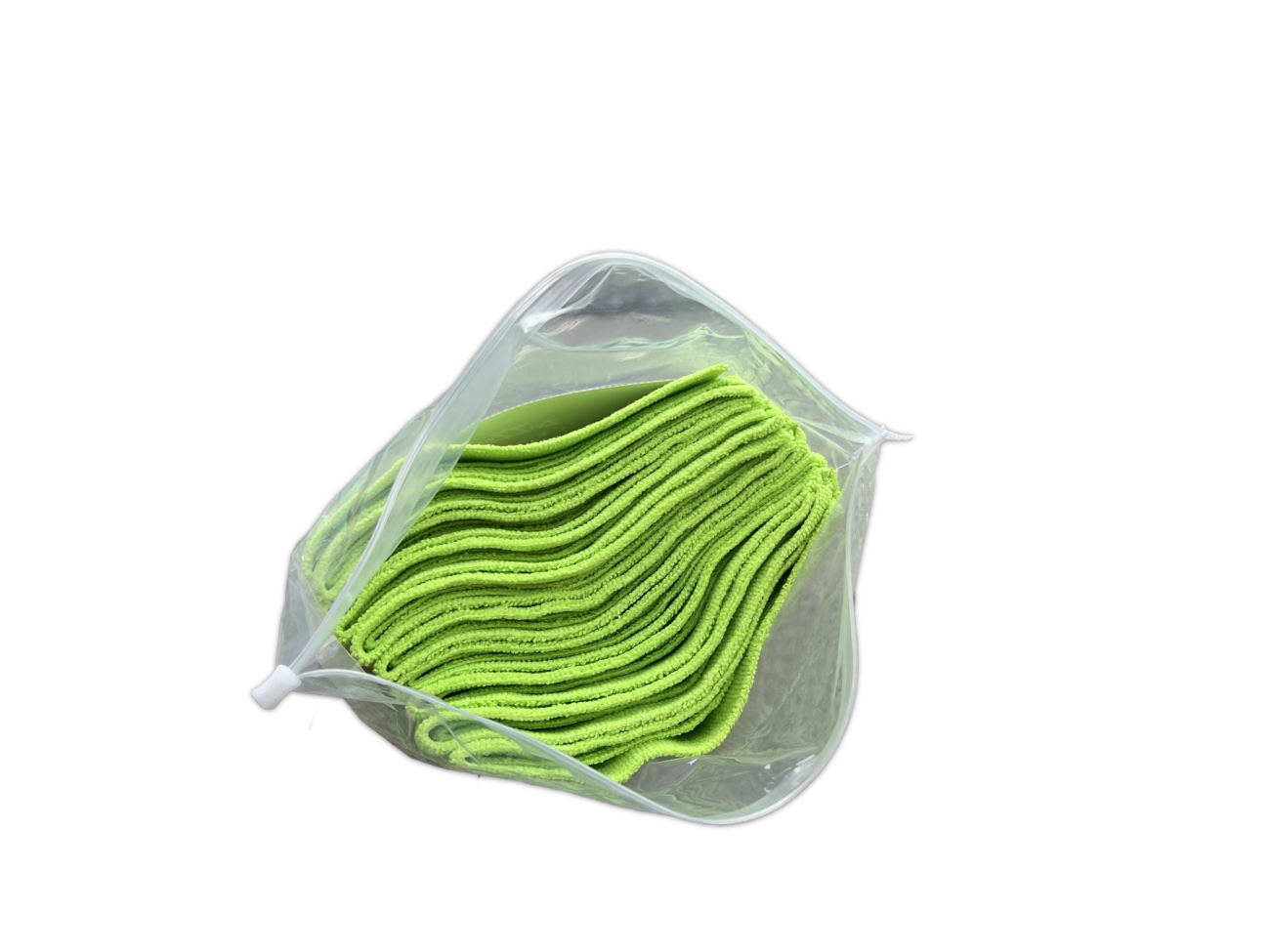 ZviZZer Microfiber Cloth Green PACK  - sada 10 ks zelených mikrovláknových utěrek 40x40 cm