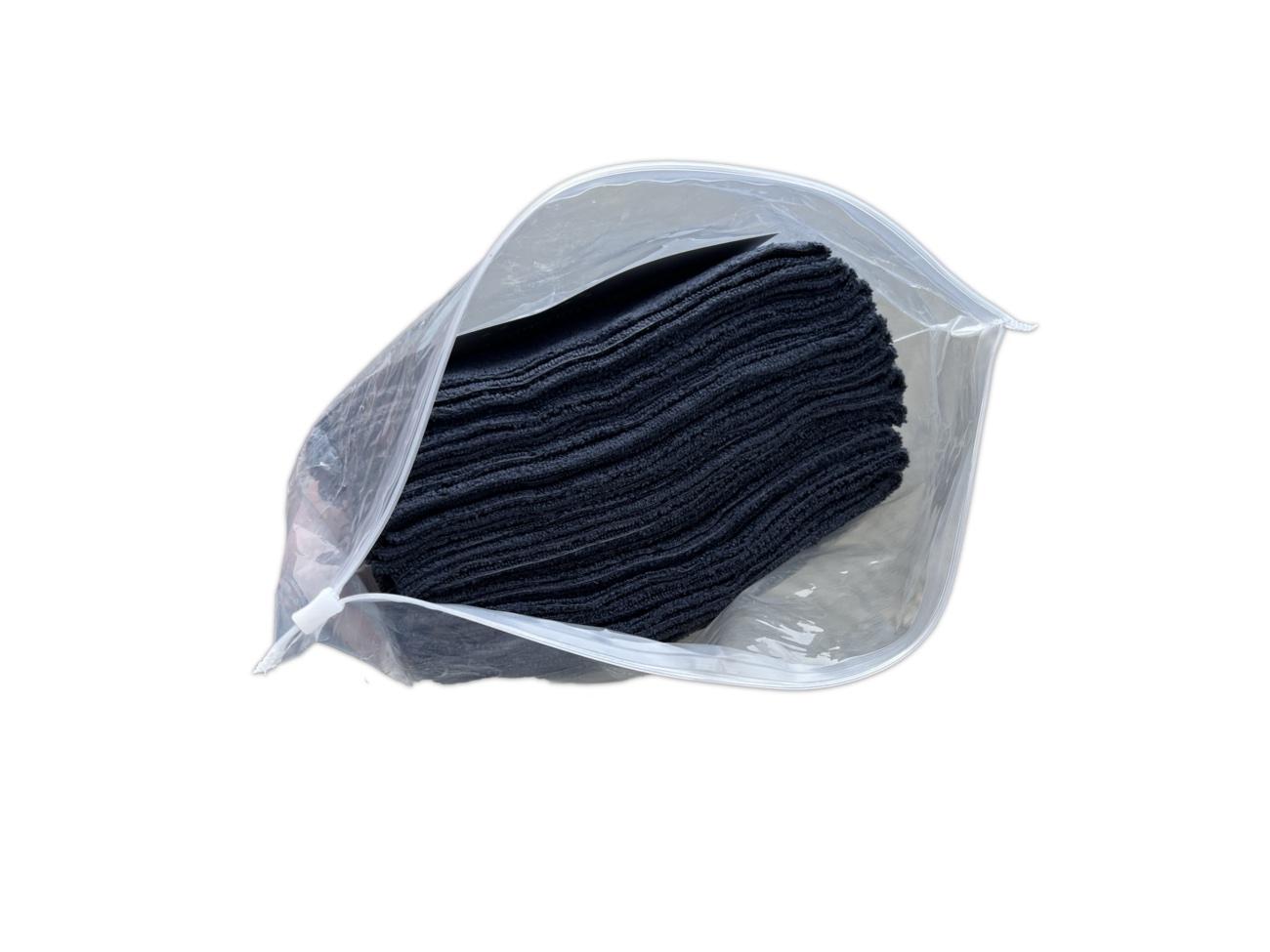 ZviZZer Microfiber Cloth Black PACK  - sada 10 ks černých mikrovláknových utěrek 40x40 cm