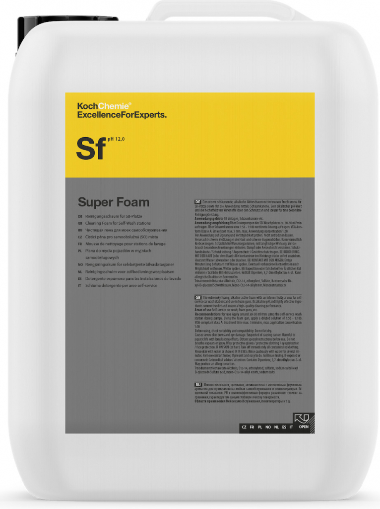 Koch Chemie Super Foam (Sf) 11 l - vysoce účinná aktivní pěna v yšším pH