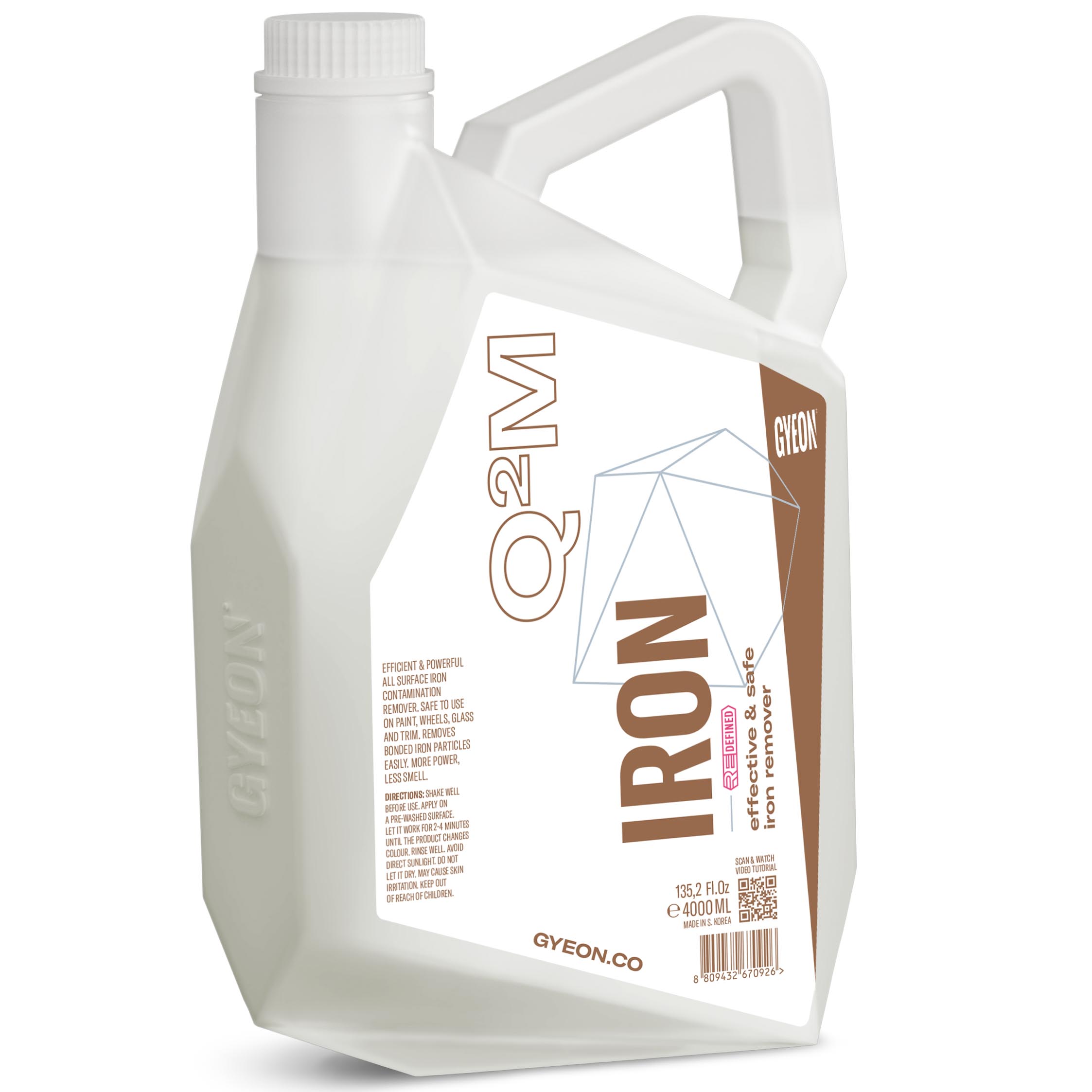 GYEON Quartz Gyeon Q2M Iron REDEFINED - odstraňovač polétavé rzi Objem: 4000 ml