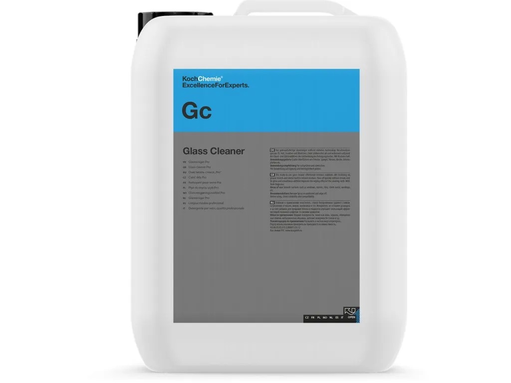 Koch Chemie Glass Cleaner (Gc) - BEZalkoholový čistič oken a skel (1 a 10 litrů) Objem: 10 000 ml
