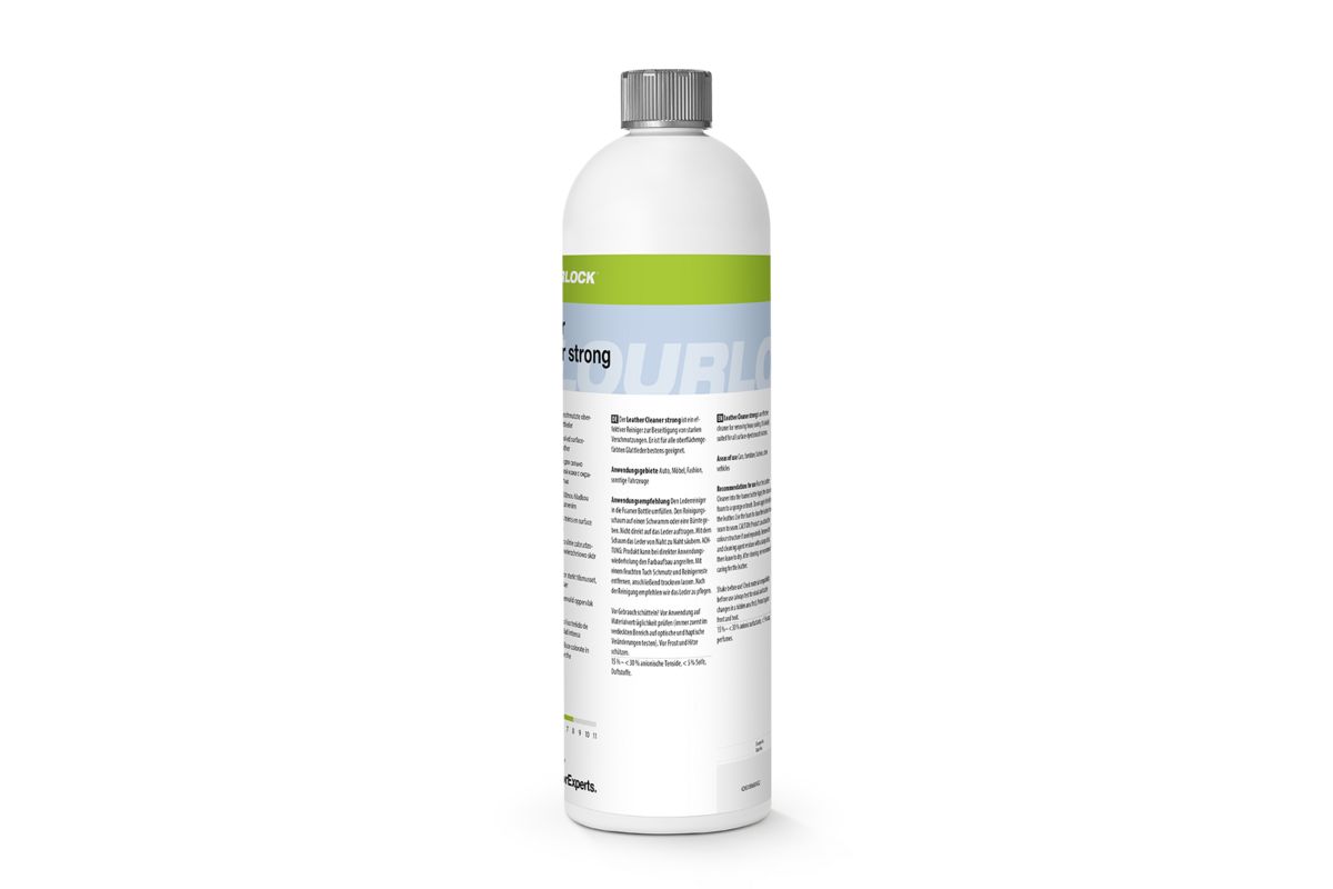 Colourlock Leather Cleaner Strong - silný čistič kůže 1 l