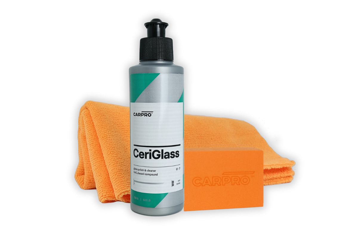 CarPro CeriGlass Kit - kompletní sada na leštění skla