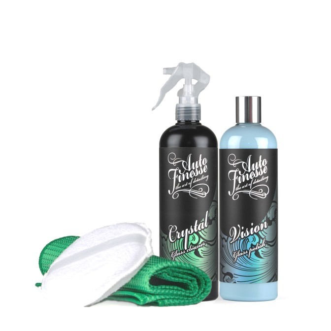 Auto Finesse Ultimate Crystal kit - sada autokosmetiky pro čištění a leštění oken