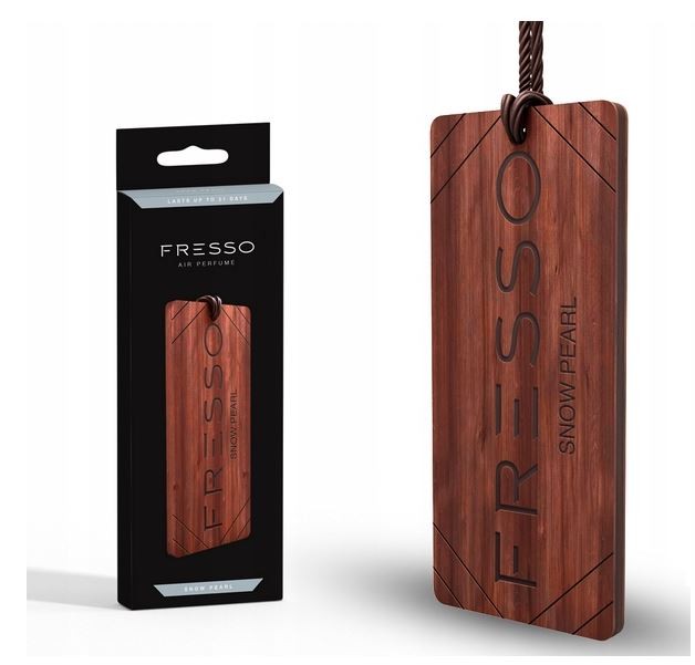 Fresso Snow Pearl - dřevěný přívěsek s vůní