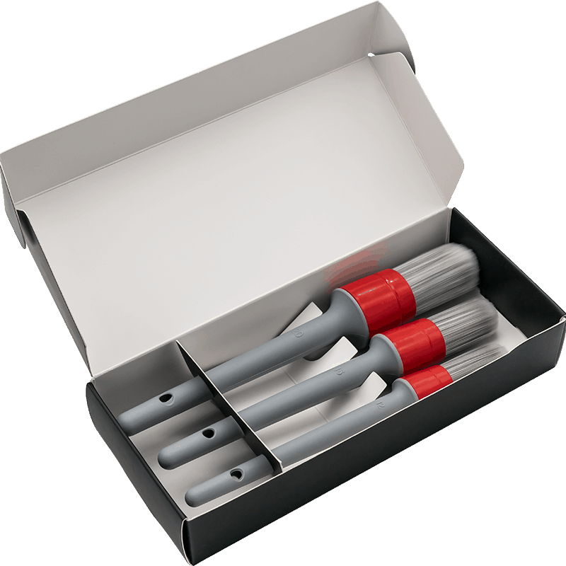 Liquid Elements Grey Soft Brush Pinsel Set - sada 3 ks měkkých štětců