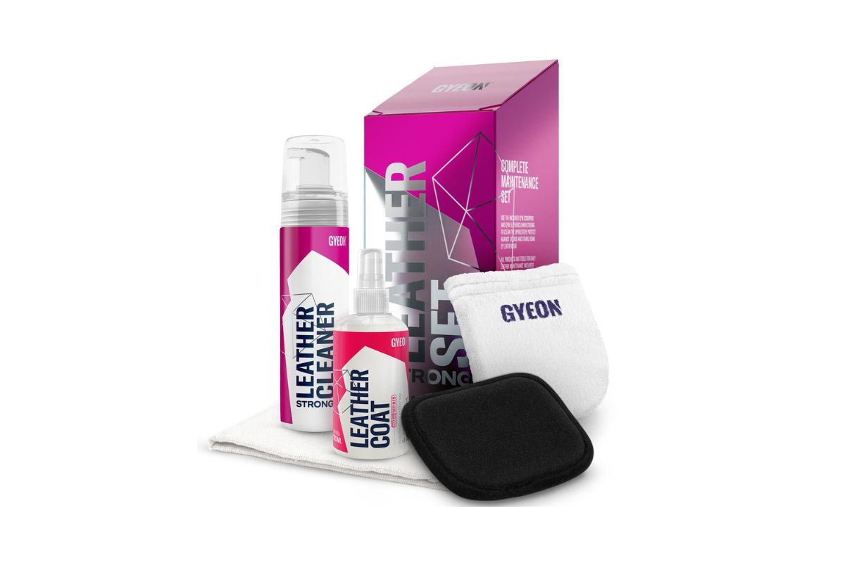 GYEON Quartz Gyeon Q2M LeatherSet Strong 200+120ml set na ošetření kůže
