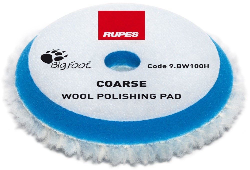 Rupes Wool Polishing Foam Pad Coarse - hrubé vlněné leštící kotouče Na průměr unašeče: 75 mm
