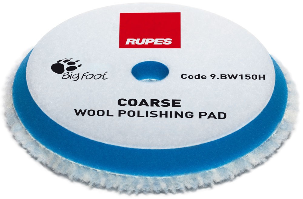 Rupes Wool Polishing Foam Pad Coarse - hrubé vlněné leštící kotouče Na průměr unašeče: 125 mm