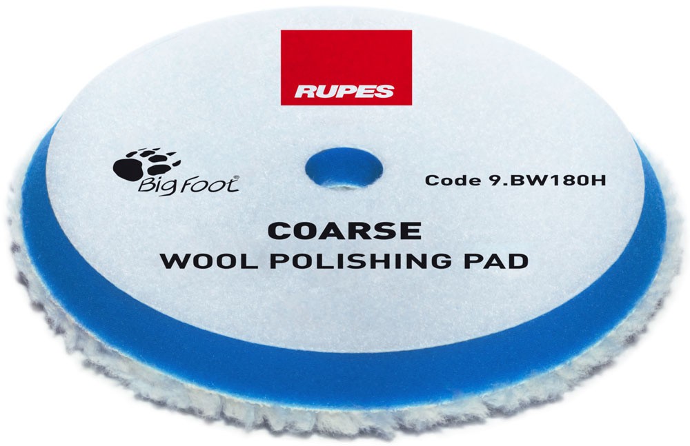 Rupes Wool Polishing Foam Pad Coarse - hrubé vlněné leštící kotouče Na průměr unašeče: 150 mm