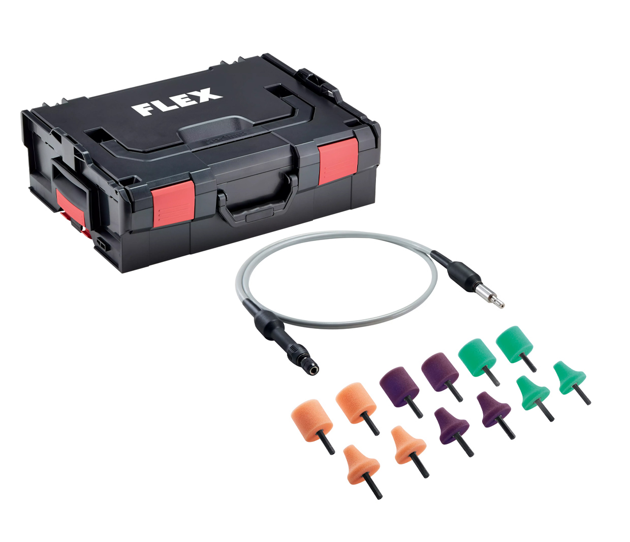 FLEX FS 140 Set – flexibilní hřídel pro PXE 80 10.8-EC (sada v kufru)