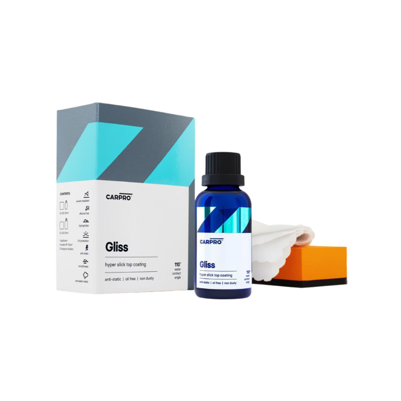 CarPro CQUARTZ Gliss - keramická ochrana laku Objem: 30 ml