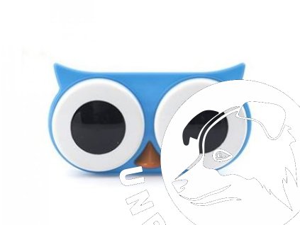 Pouzdro na kontaktní čočky - sova