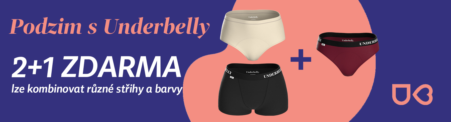 2+1 ZDARMA na všechny kalhotky