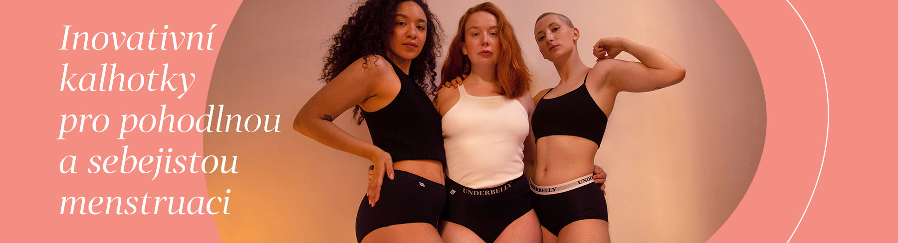 Underbelly inovativní menstruační kalhotky