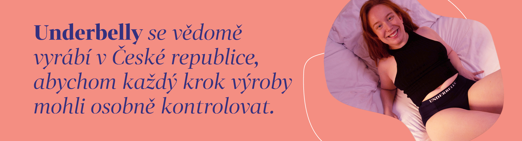 České menstruační kalhotky Underbelly