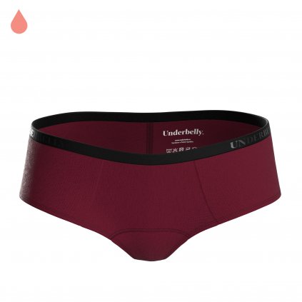DANA3.0 EMBOSS MICROMODAL COLORWAY RENDER BORDEAUX blackkE FRONT