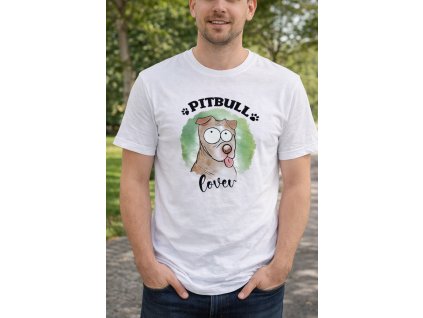 Milovník pitbulů v parku