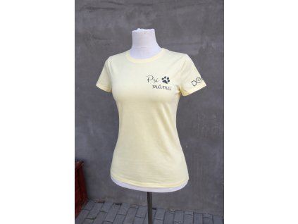 Tričko „Psí máma” na figuríně