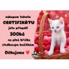 nákupem tohoto CERTIFIKÁTU jste pomohli nakrmit bříška útulkových ušákům (2)