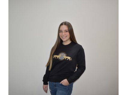 1.Dámská mikina U Zlatého tygra Dva tygři