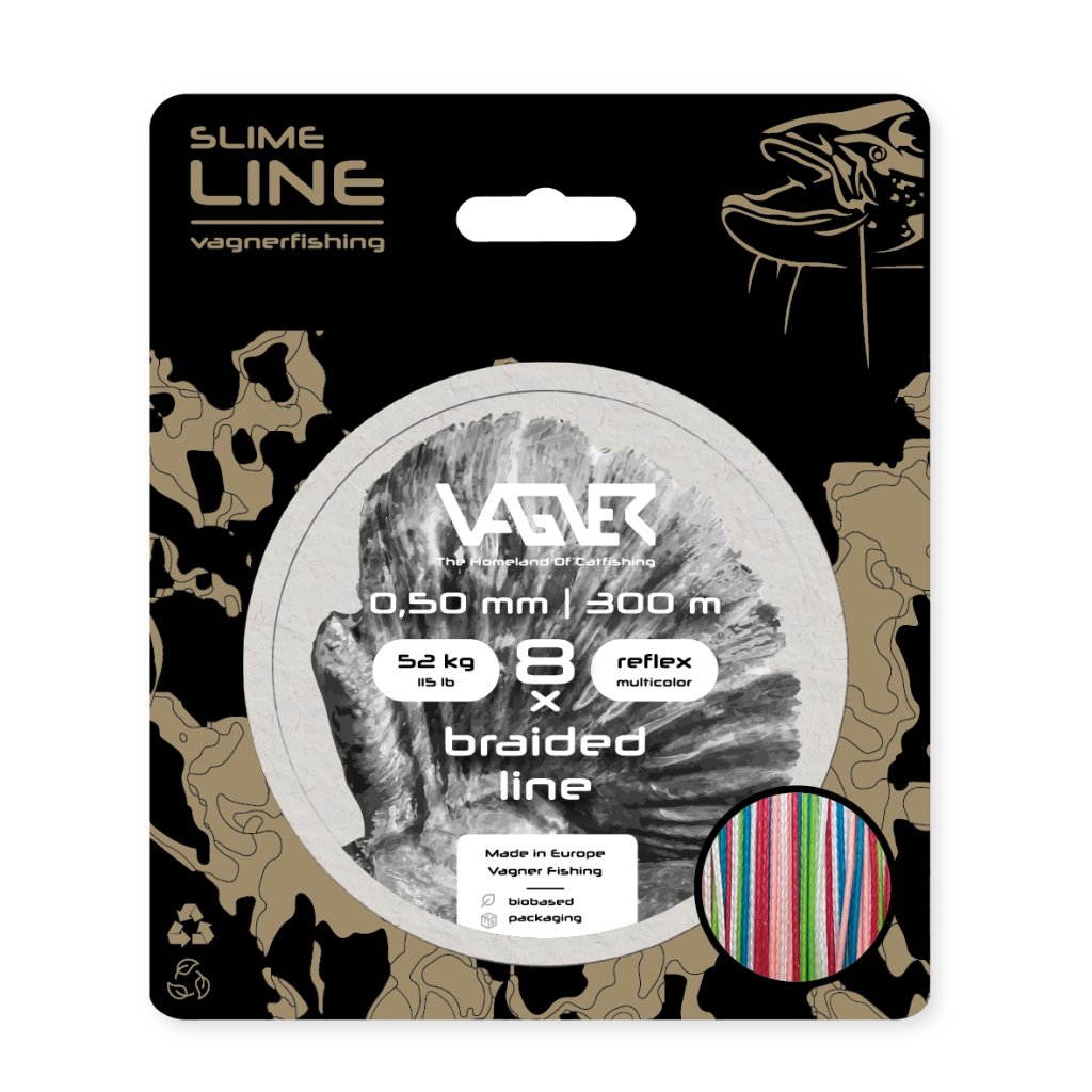 Slime Line - Braided Line Reflex Multicolor - Vagner Fishing