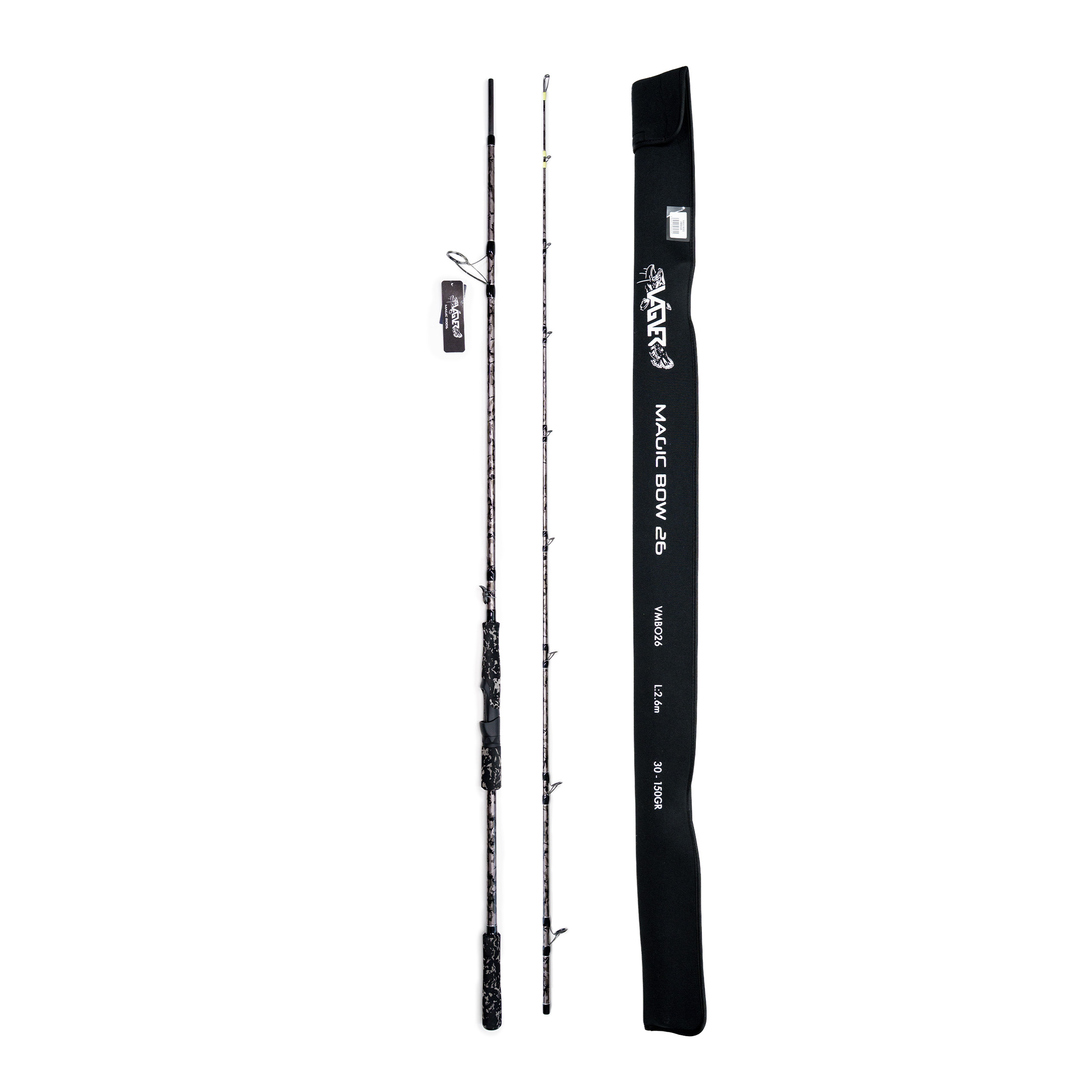 VAGNER prut Magic Bow 2.60m 30-150g, 2 dílný