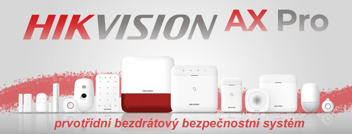 Prvotřídní bezdrátový bezpečnostní systém HIKVISION AX PRO