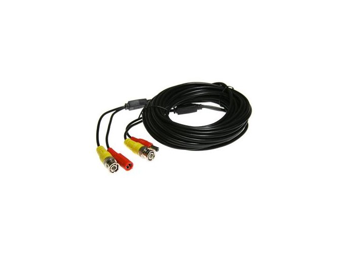 Kabel koaxiální s BNC + napájení 20 metrů