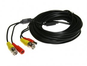 Kabel koaxiální s BNC + napájení 20 metrů