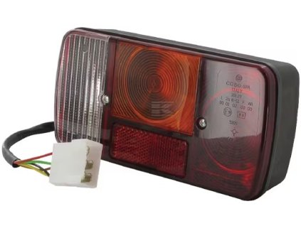 Zadné svetlo, ľavé, obdĺžnikové, na naskrutkovanie, 189,5 x 97 mm, Deutsch konektor,, COBO, 021065000