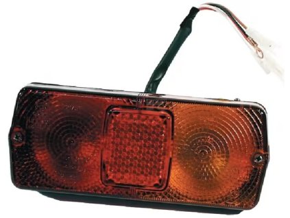 Koncové svetlo, ľavé, 184x76 mm, COBO, 02368000