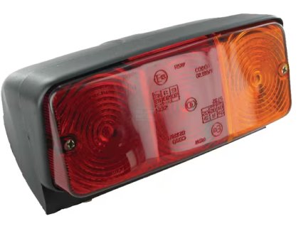 Koncové svetlo, pravé 160x70 mm COBO, 02209000